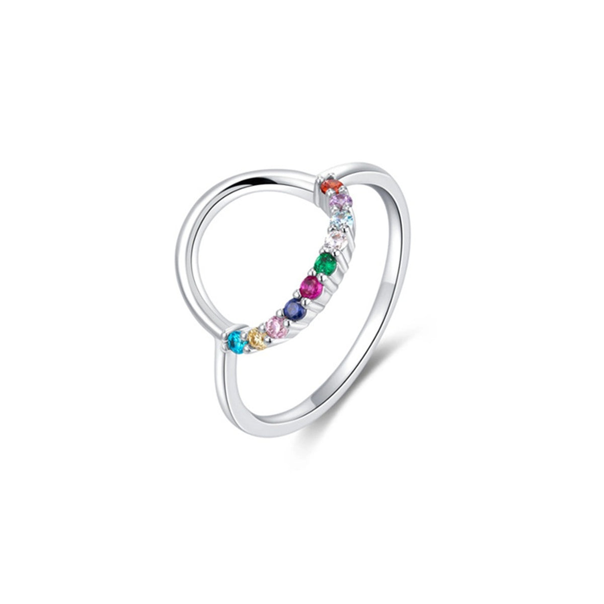 Kupferring mit Zirkonia und unregelmässiger Form – Bild 2 | LuxeStyle