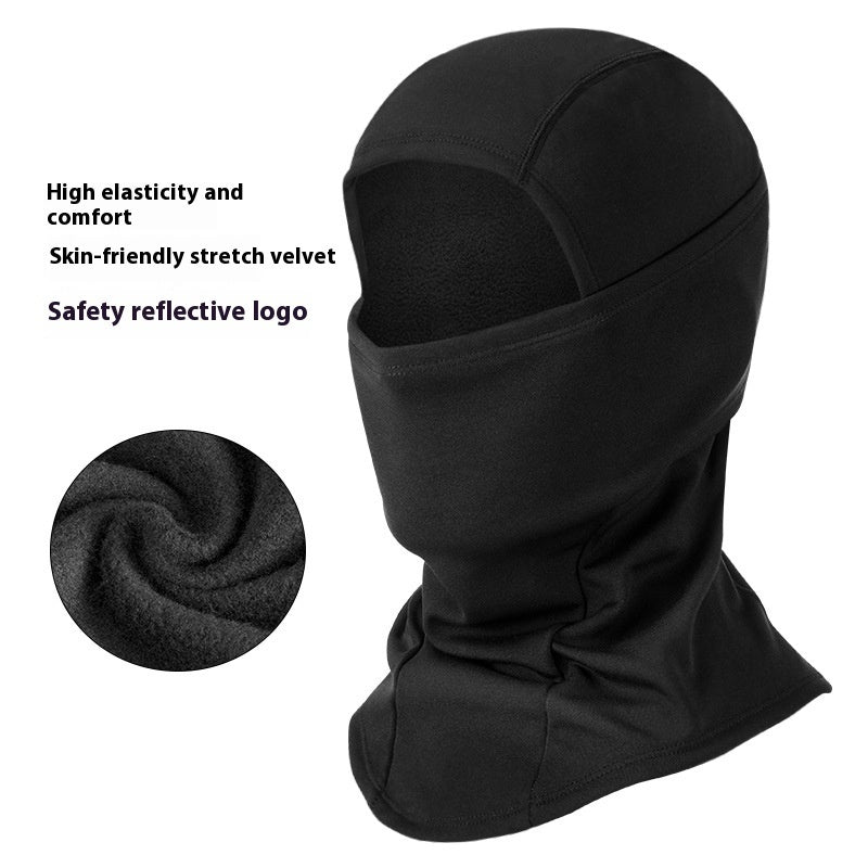 Winddichte Winter-Fleecemaske für draussen