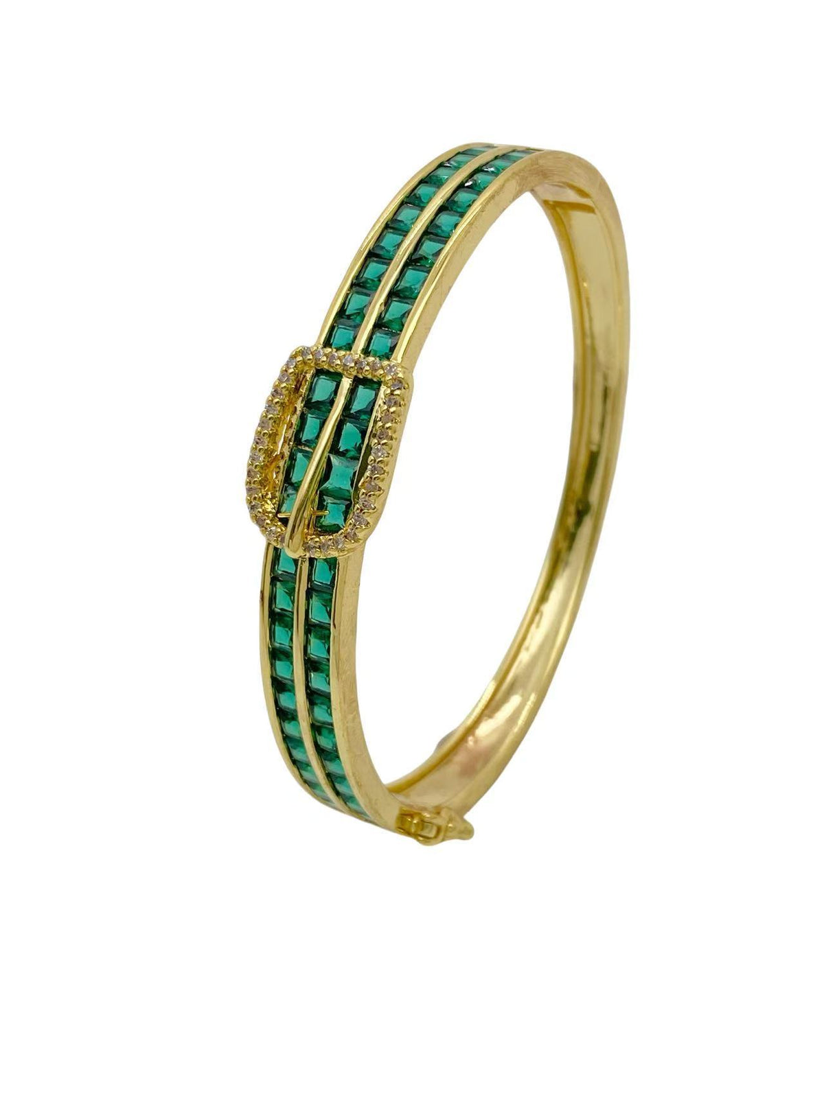 Armband mit Zirkonia und Hufeisen-Schnalle – Bild 3 | LuxeStyle