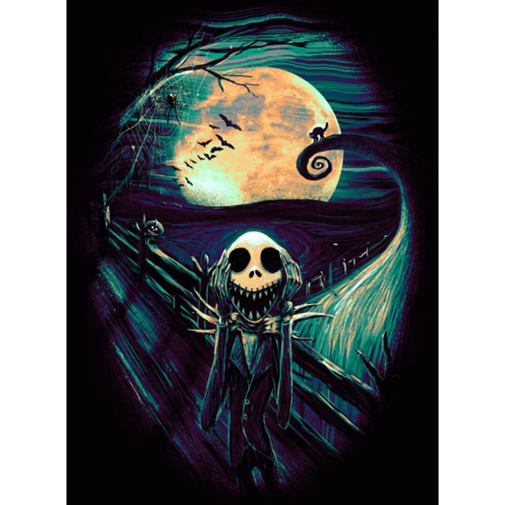 Diamond Painting «Schädelmädchen» Halloween
