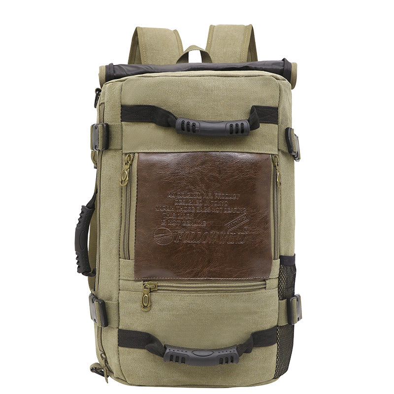 Canvas Rucksack für Reisen und Laptop – Bild 8 | LuxeStyle