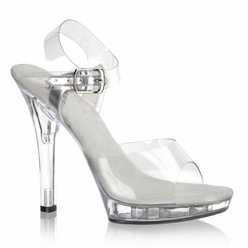 Crystal Plateau-Sandalen – Bild 5 | LuxeStyle