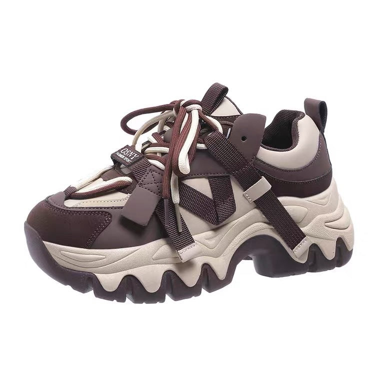 Chunky-Sneaker für Damen mit Schnürung