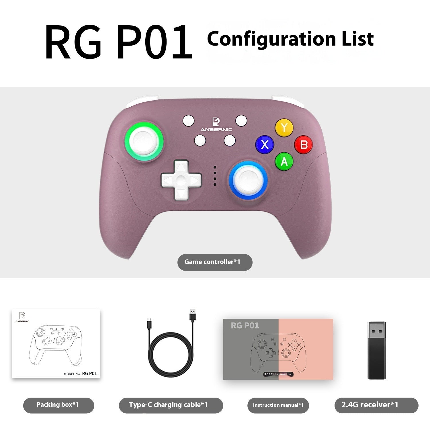 RGP01 Multi-Plattform Wireless Gamepad