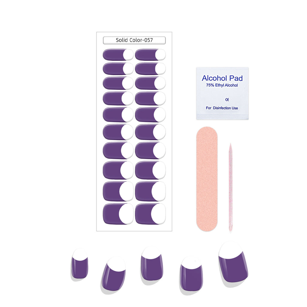 Französische Nagelsticker