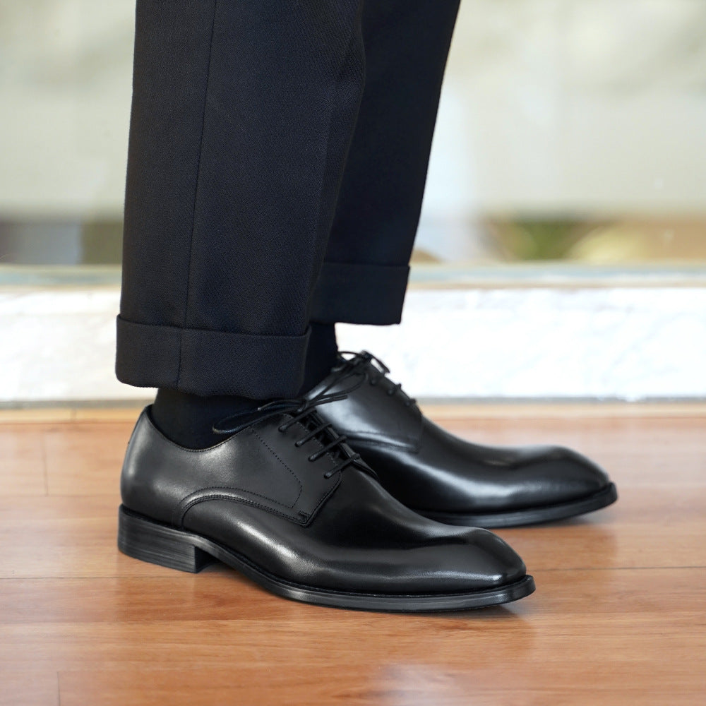 Herren Business-Schuhe mit Holzmaserung