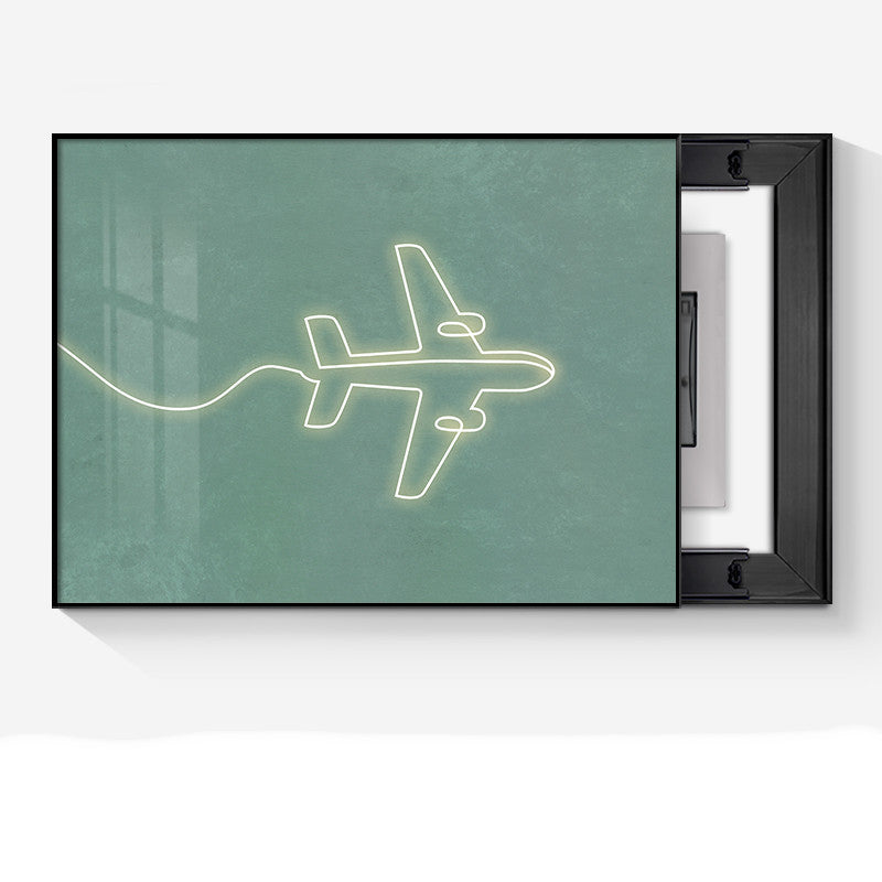 Abstrakte Linien Wandbild