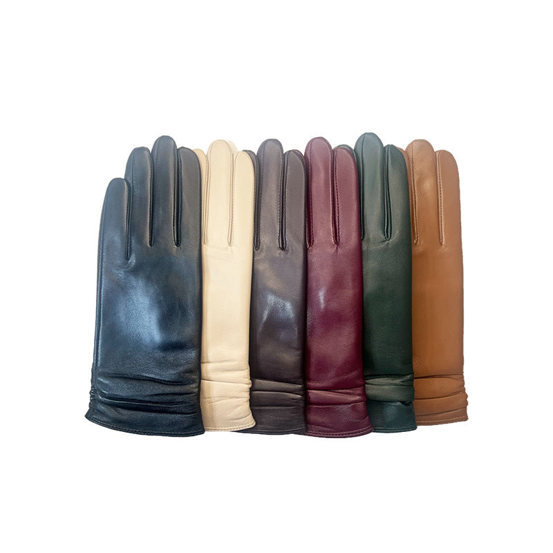Damen-Handschuhe aus Schafsleder, Touchscreen