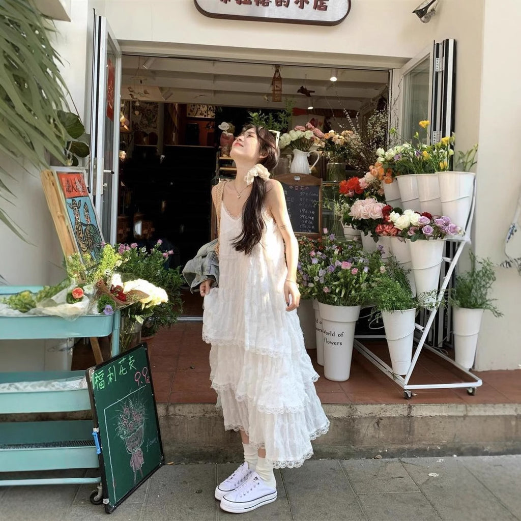 Strand-Maxikleid «Bali» – luftiges Stufenkleid