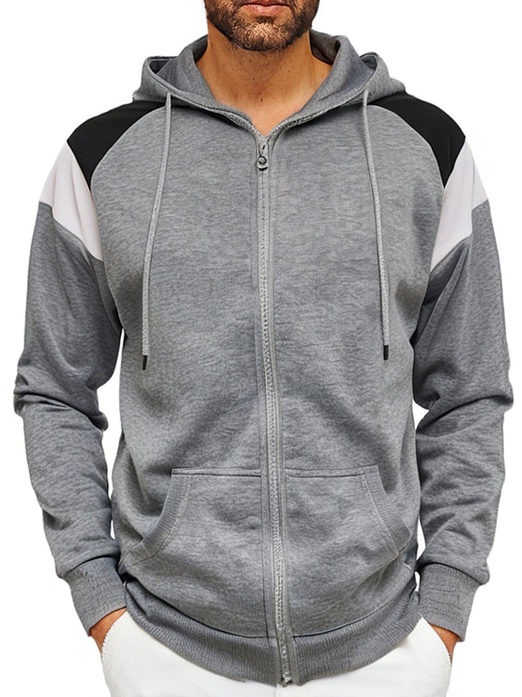 Herren Color-Block Hoodie
