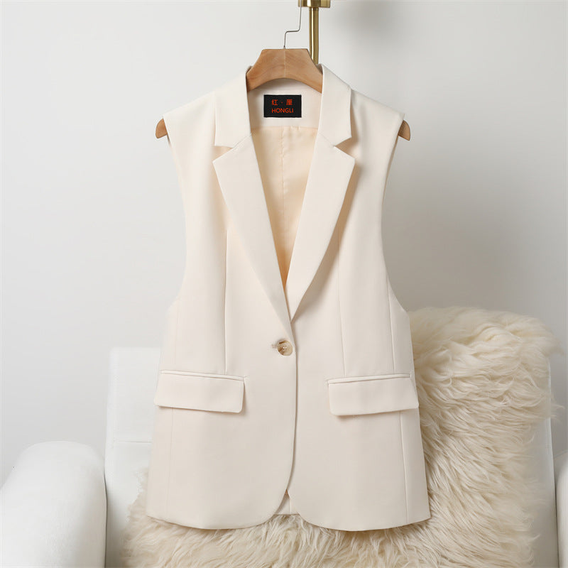 Elegante Slim-Fit Weste mit Split-Panel