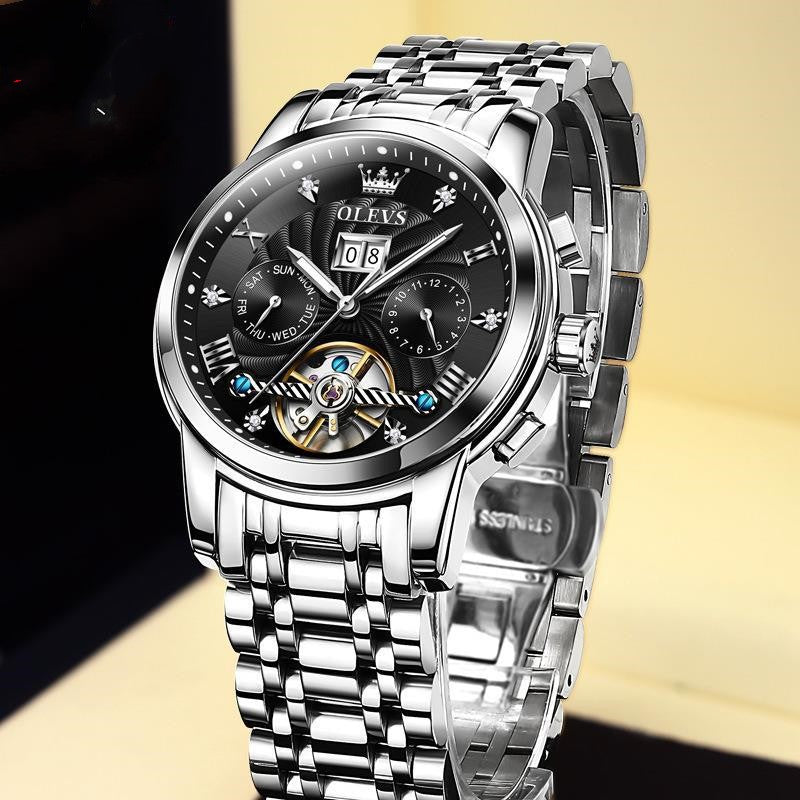 Automatik-Armbanduhr Business Multifunktional Herren