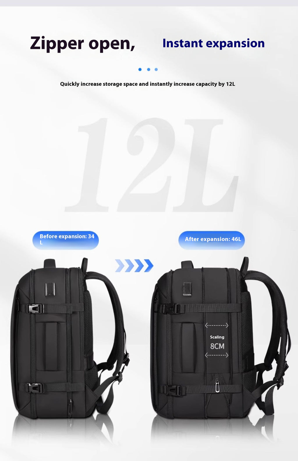 Grosser Rucksack für Pendler – Bild 6 | LuxeStyle