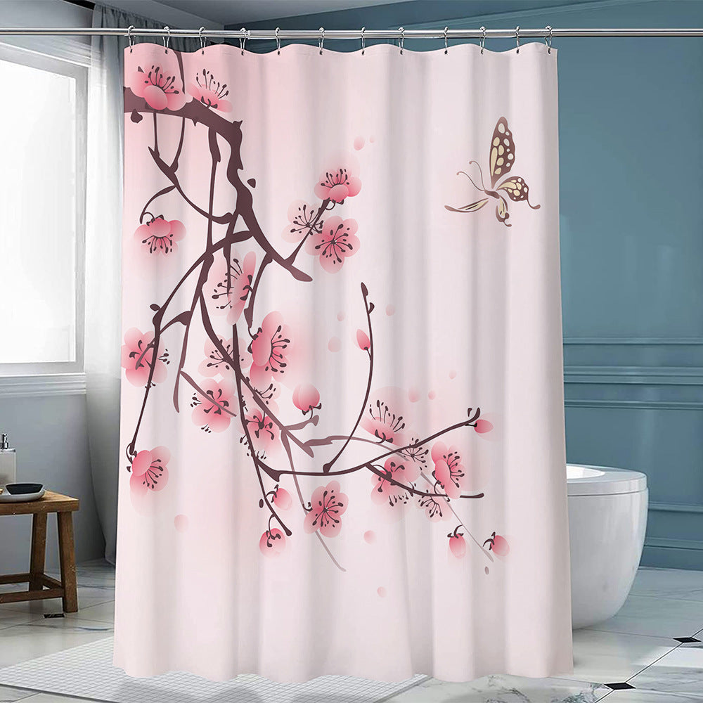 Duschvorhang Polyester mit Haken – Bild 6 | LuxeStyle