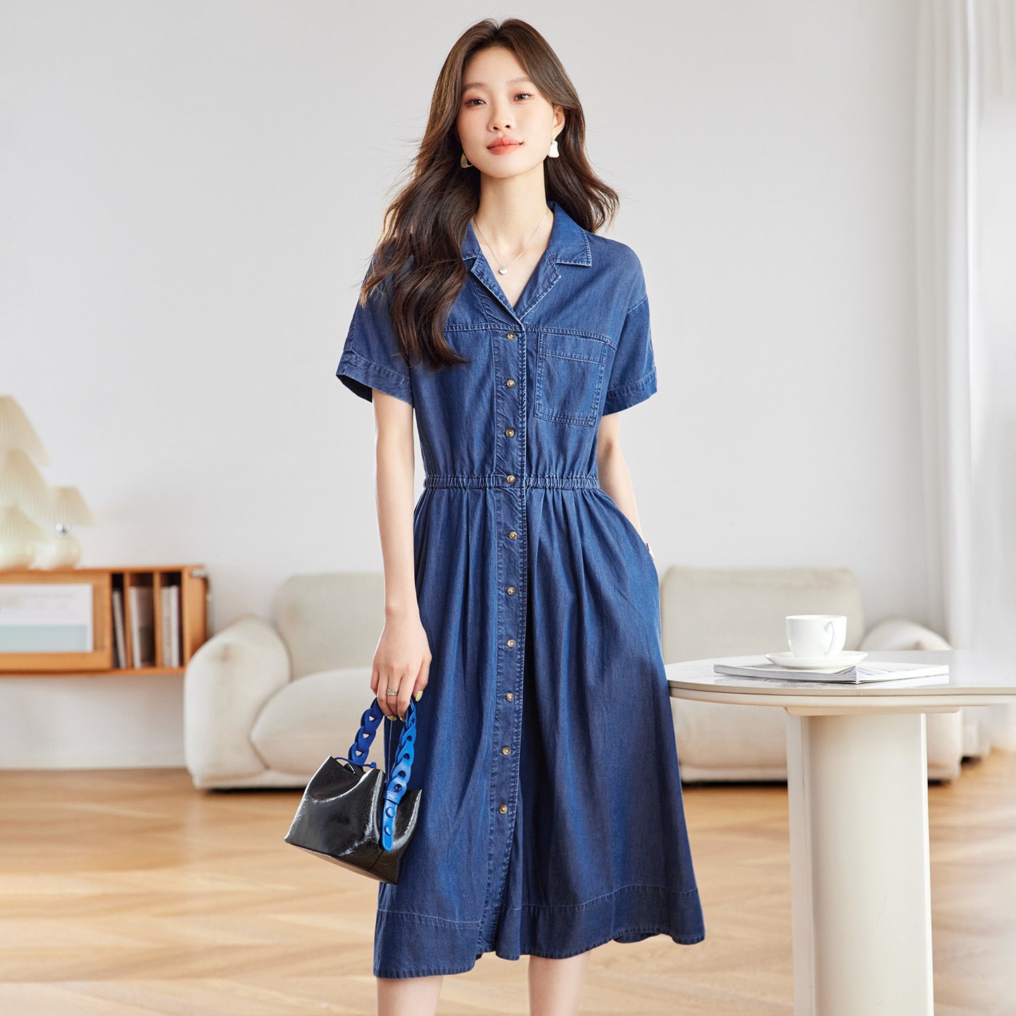 Leichtes Tencel-Kleid