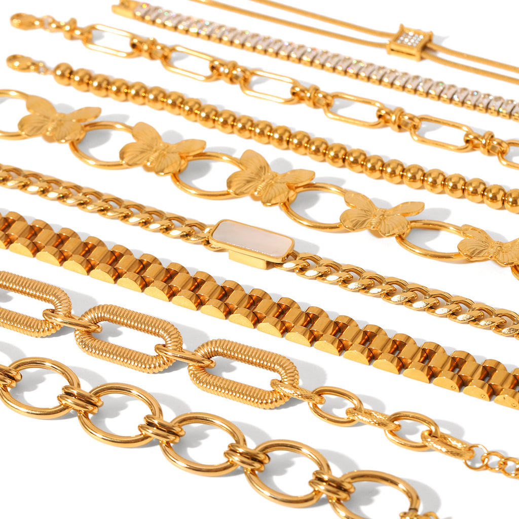 Titan-Armband mit unregelmässigem Herz-Design | LuxeStyle