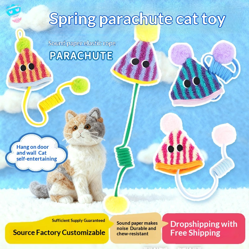 Feder-Spielzeug für Katzen – flauschiger Ball – Bild 7 | LuxeStyle