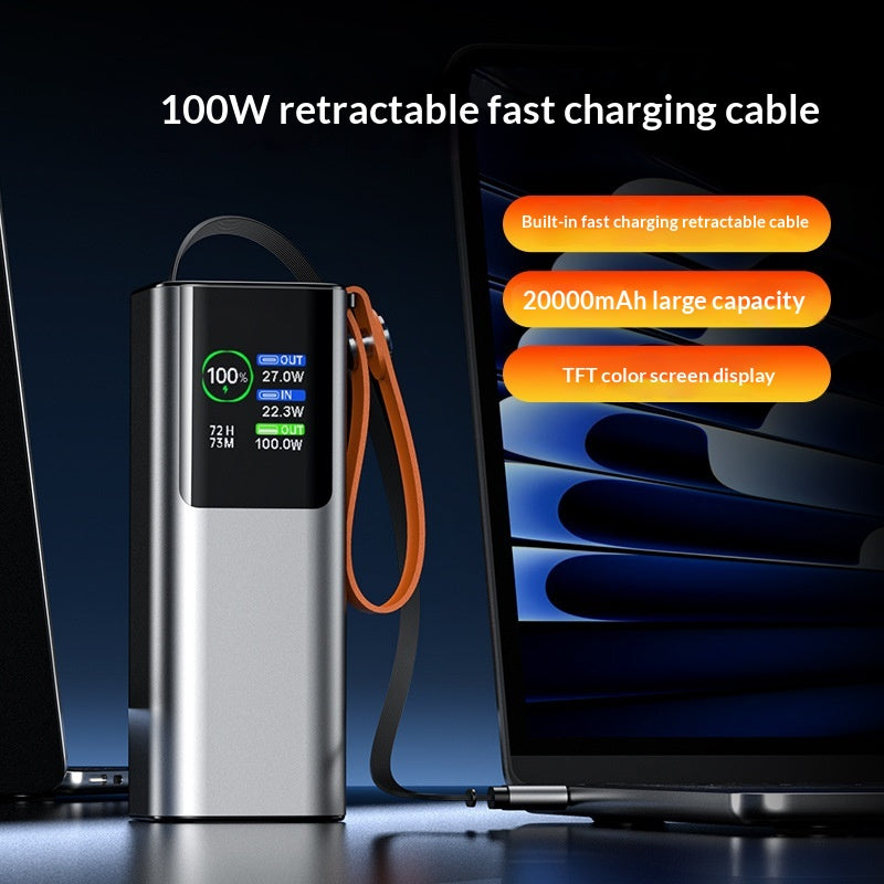 High-Power Powerbank mit Farbdisplay