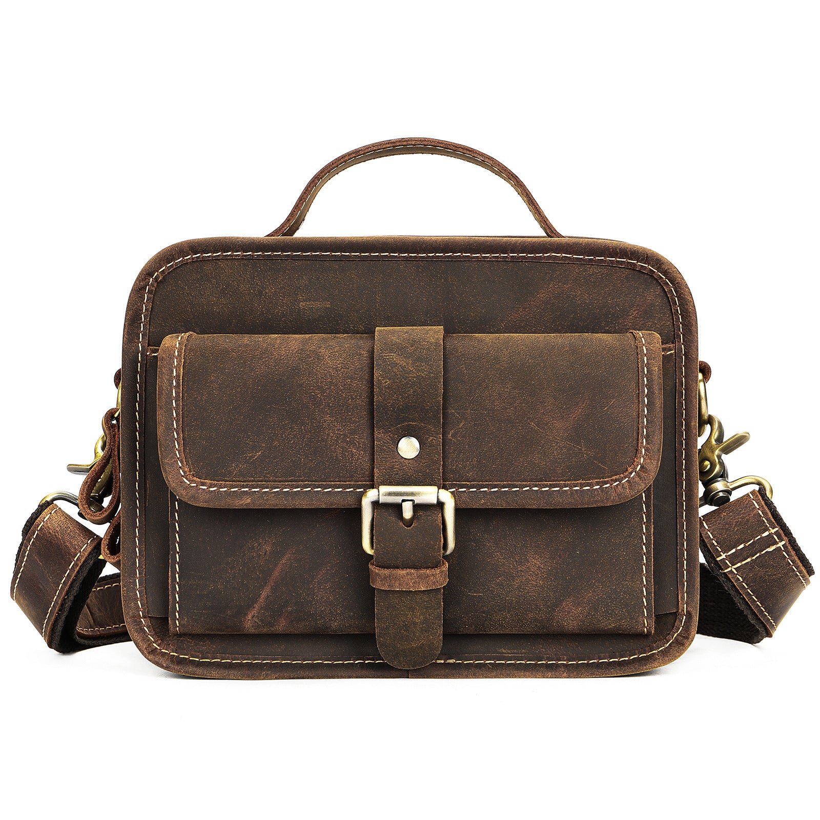 Hochwertige Crossbody Bag aus Rindsleder