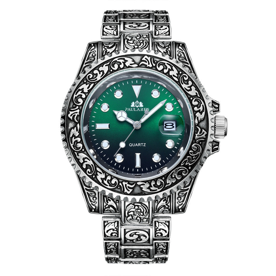 Quarz-Herrenuhr mit Kalender und Leuchtfunktion – Bild 13 | LuxeStyle
