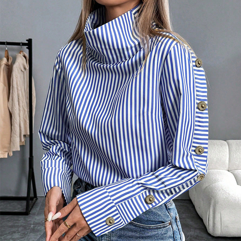 Streifen-Langarmshirt