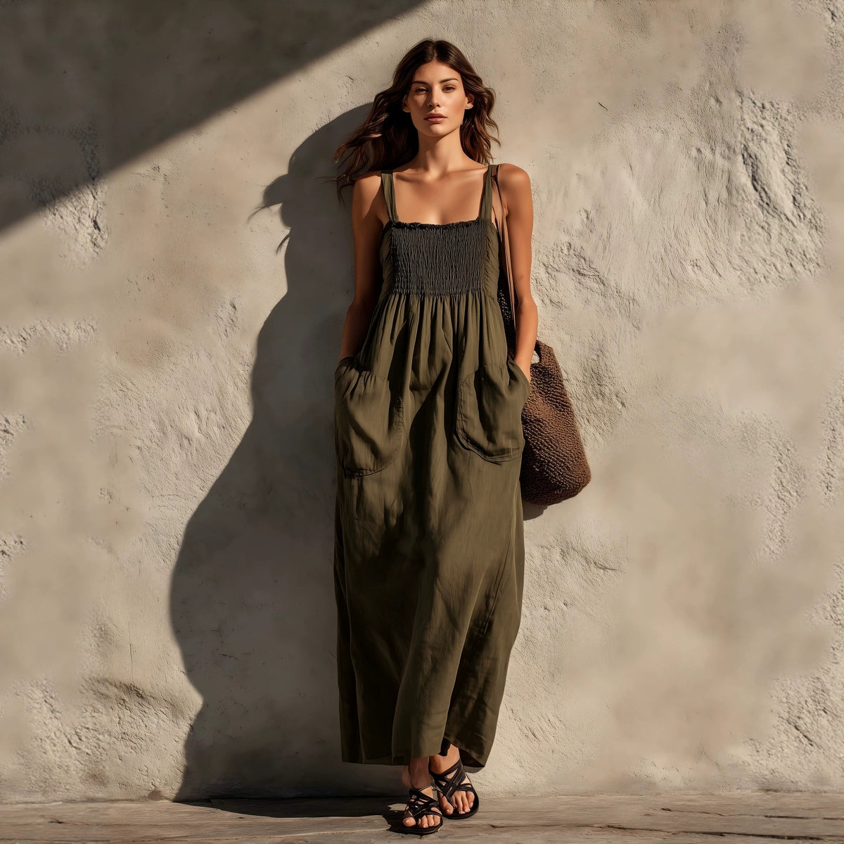 Langes Leinenkleid im Ferien-Stil – Bild 9 | LuxeStyle
