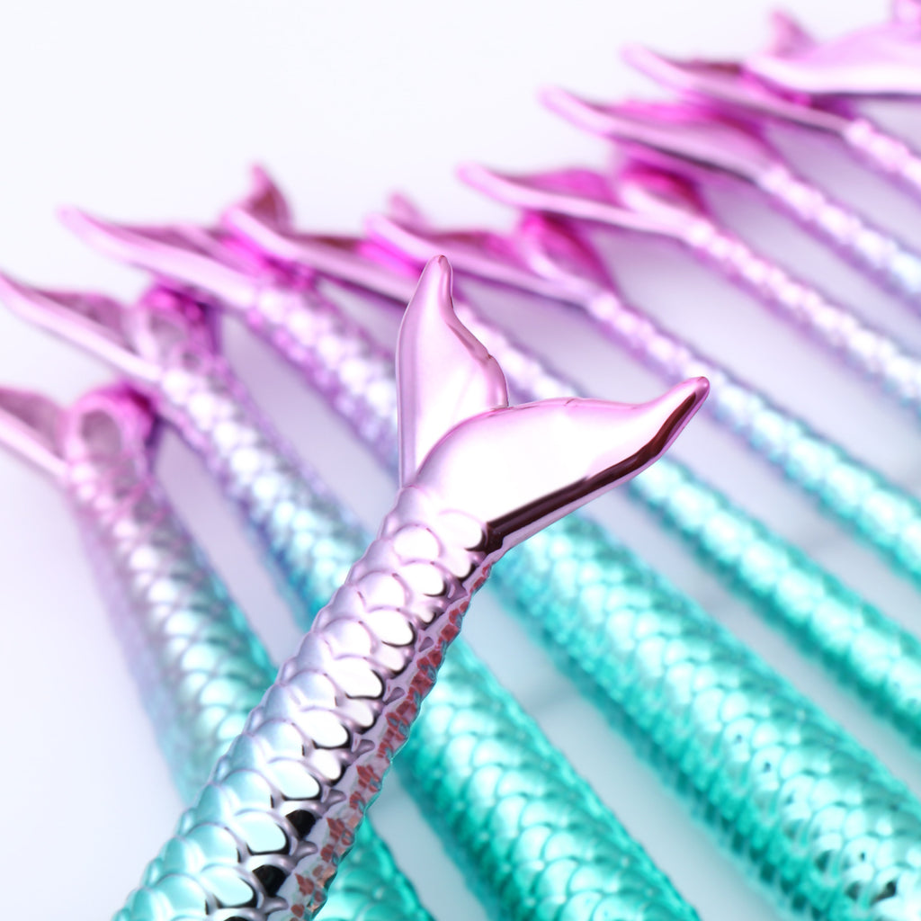 Meerjungfrauen Make-up Pinsel Set (11-teilig)