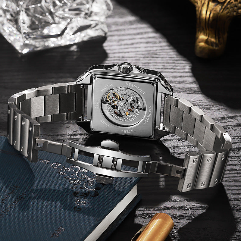 Automatikuhr mit Diamant-Design