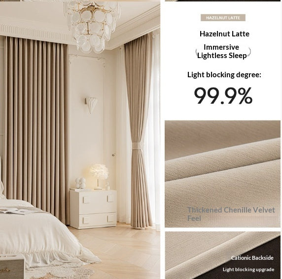 Chenille-Vorhang «French-Style Luxe»