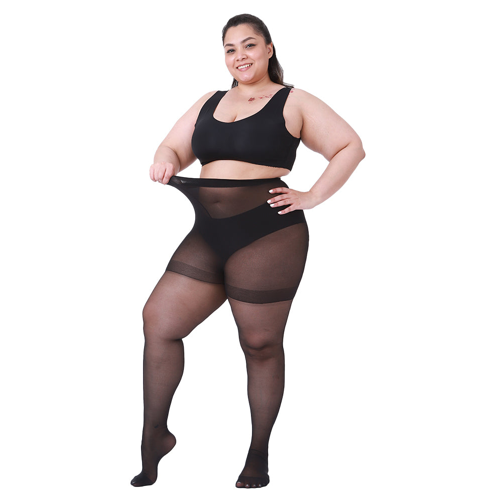 6 Paar Plus Size Strumpfhosen für Damen