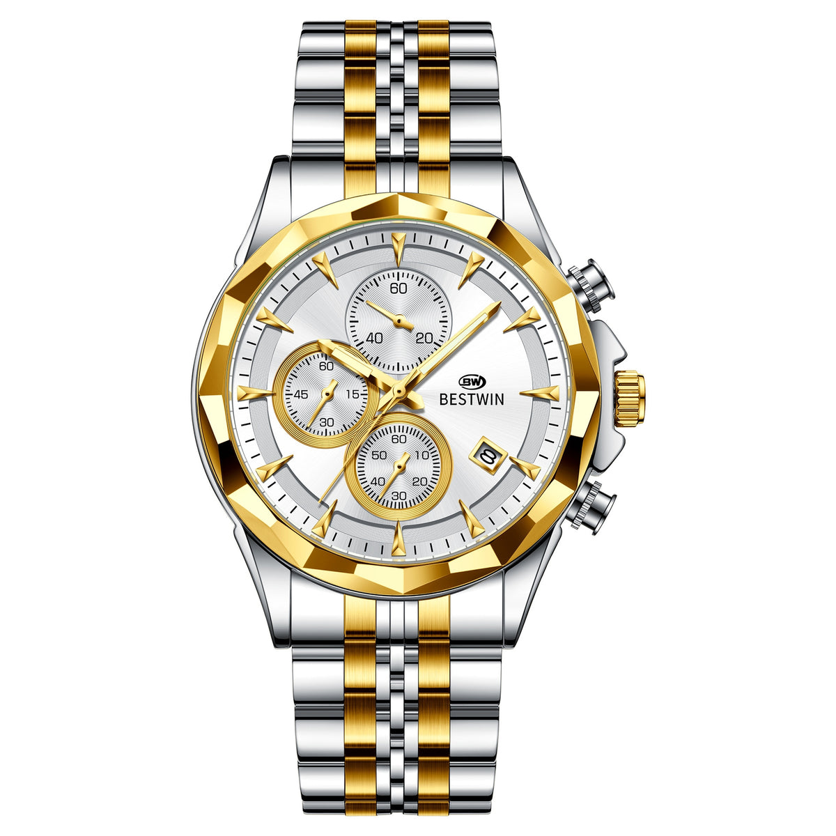 Personalisierte leuchtende Sechs-Hand-Uhr für Herren – Bild 20 | LuxeStyle