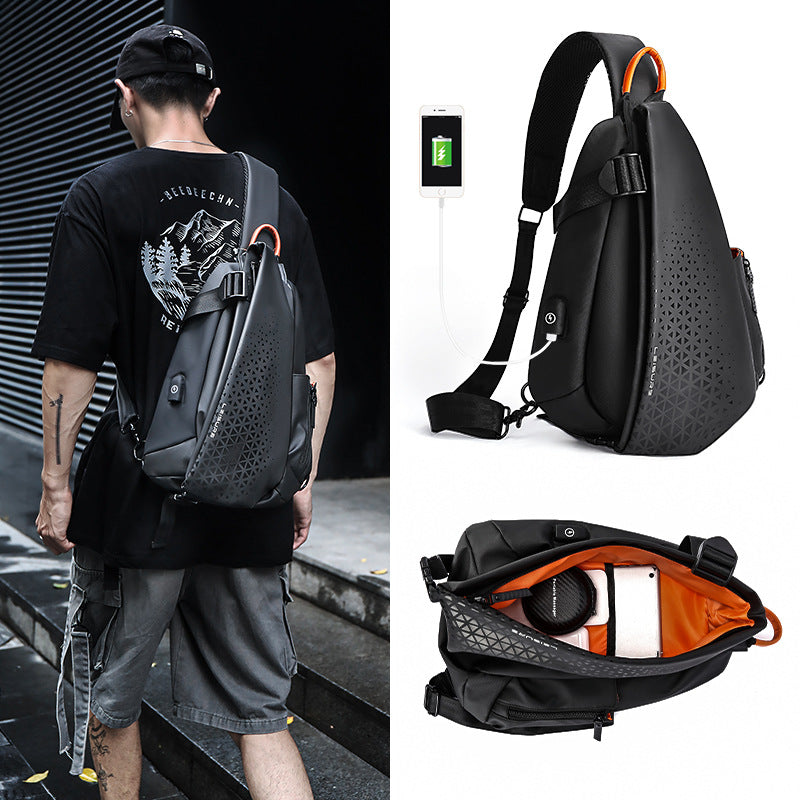 Grosse Kapazitäts-Schultertasche «Motorcycle» | LuxeStyle