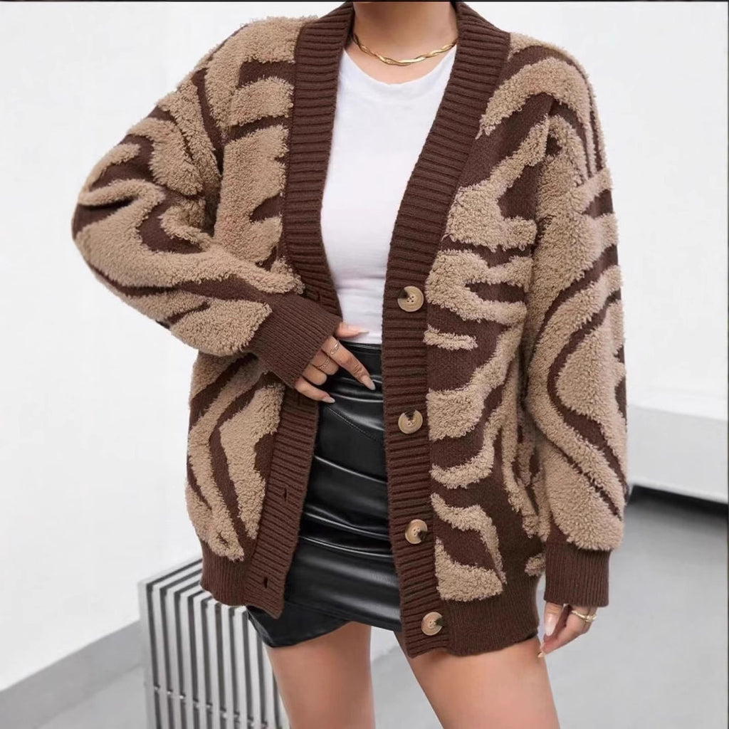 Leoparden‑Cardigan in Relaxed‑Fit – Bild 8 | LuxeStyle