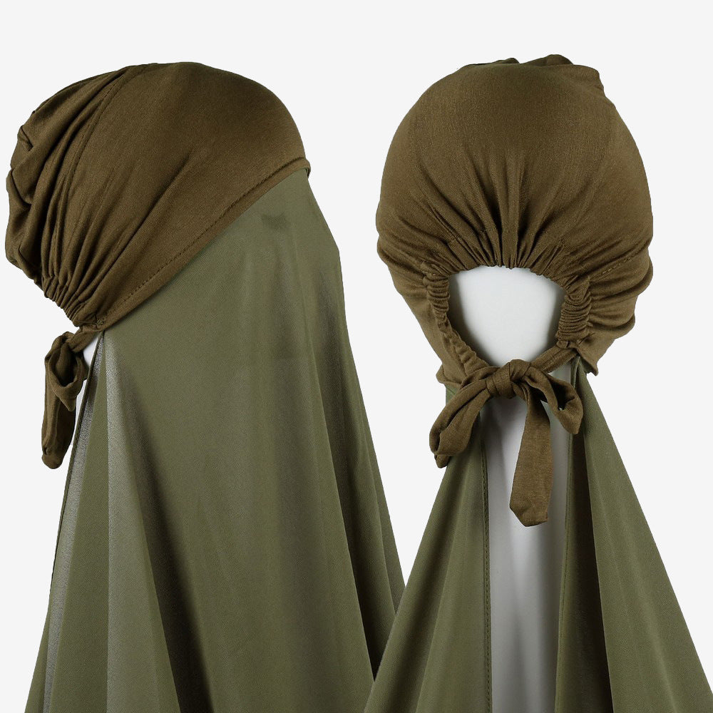Kapuzen-Schal mit Kordelzug für Damen