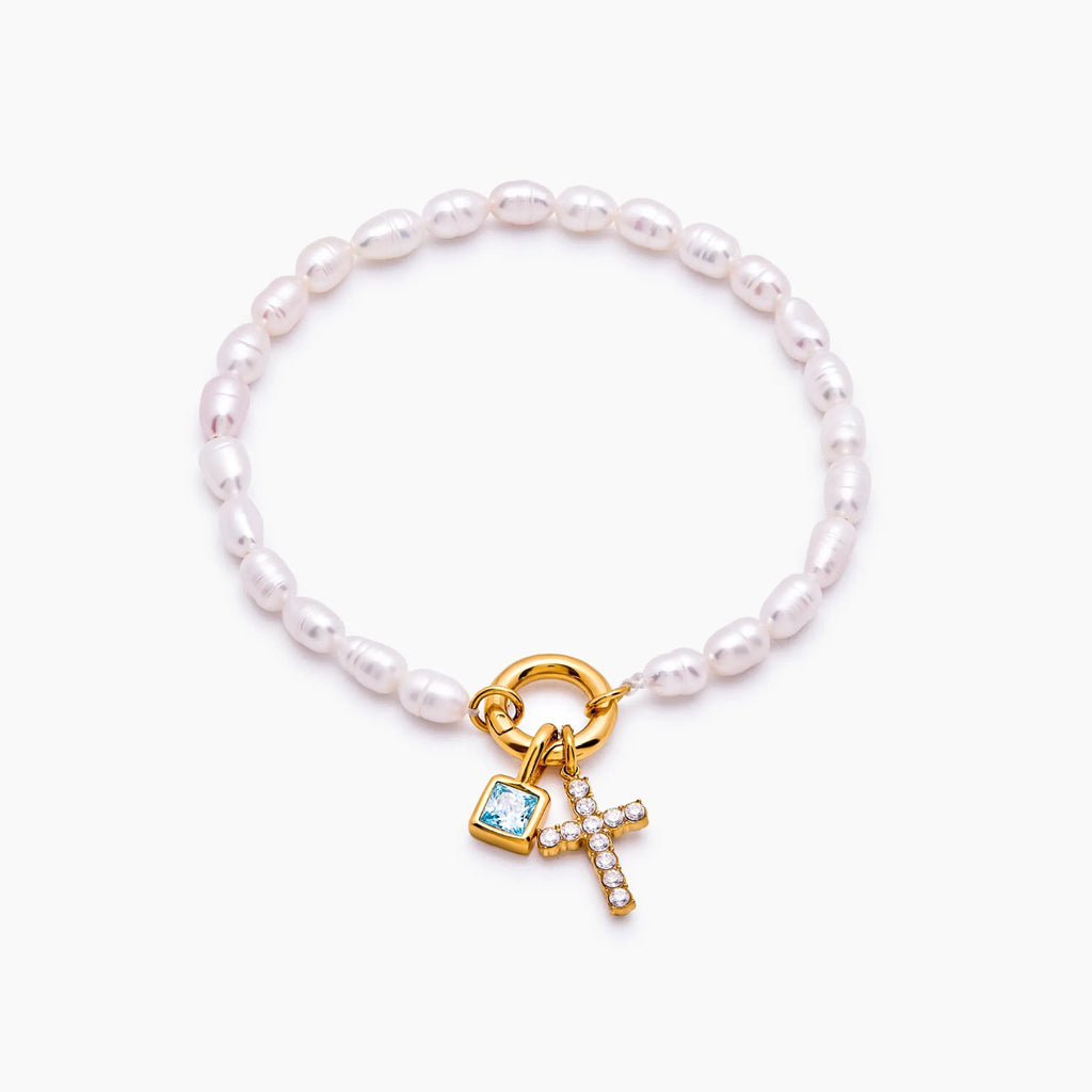 Perlenarmband mit Zodiaksteinen