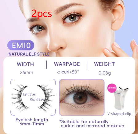 Magnetische Wimpern «Natural» mit Clip