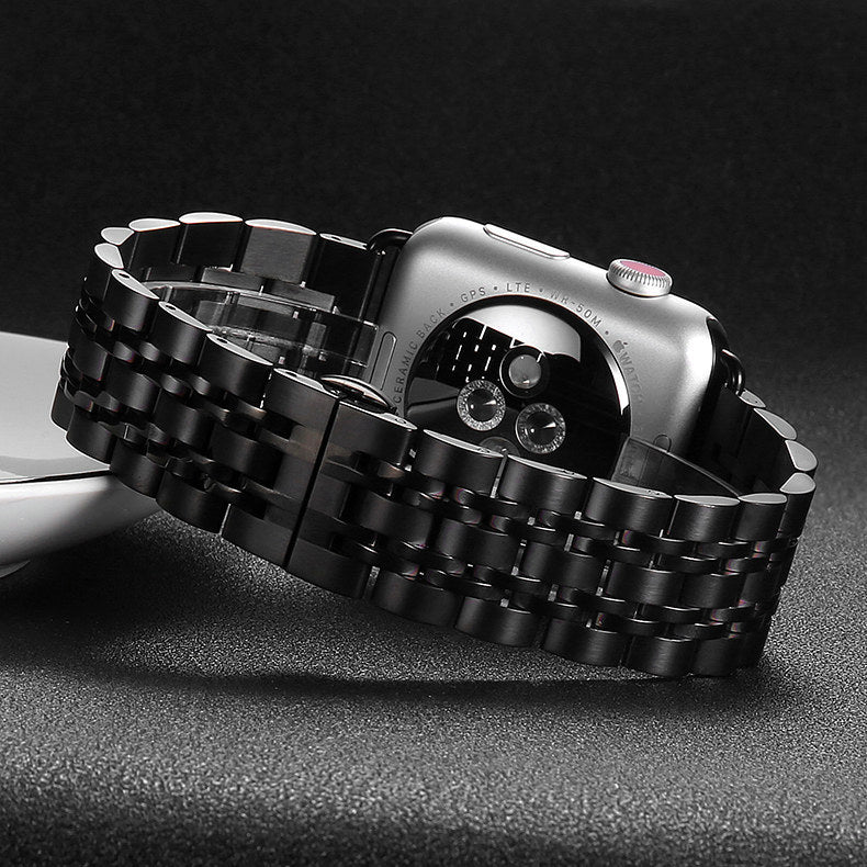Edelstahl-Armband mit Schmetterlingsschliesse – Bild 6 | LuxeStyle