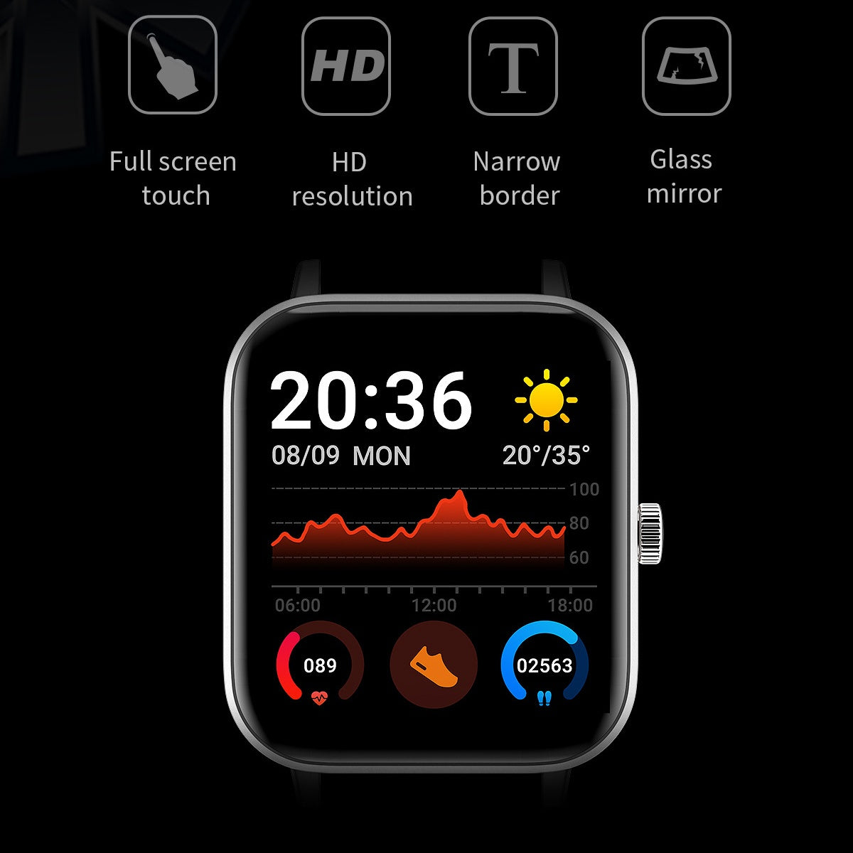 Y30 Smartwatch mit Bluetooth-Telefonie