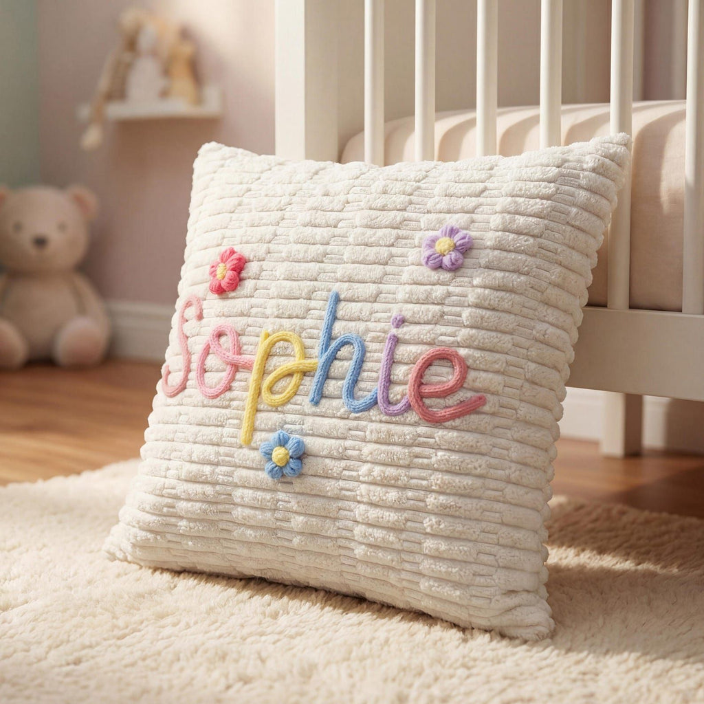 Personalisierter Babykissenbezug