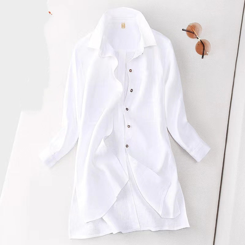 Elegantes Baumwoll-Leinen Shirt – Bild 1 | LuxeStyle