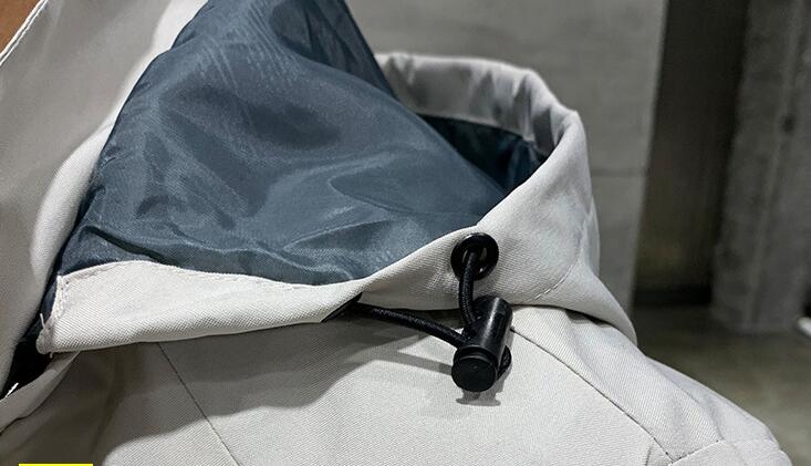 Kapuzenjacke einfarbig | LuxeStyle