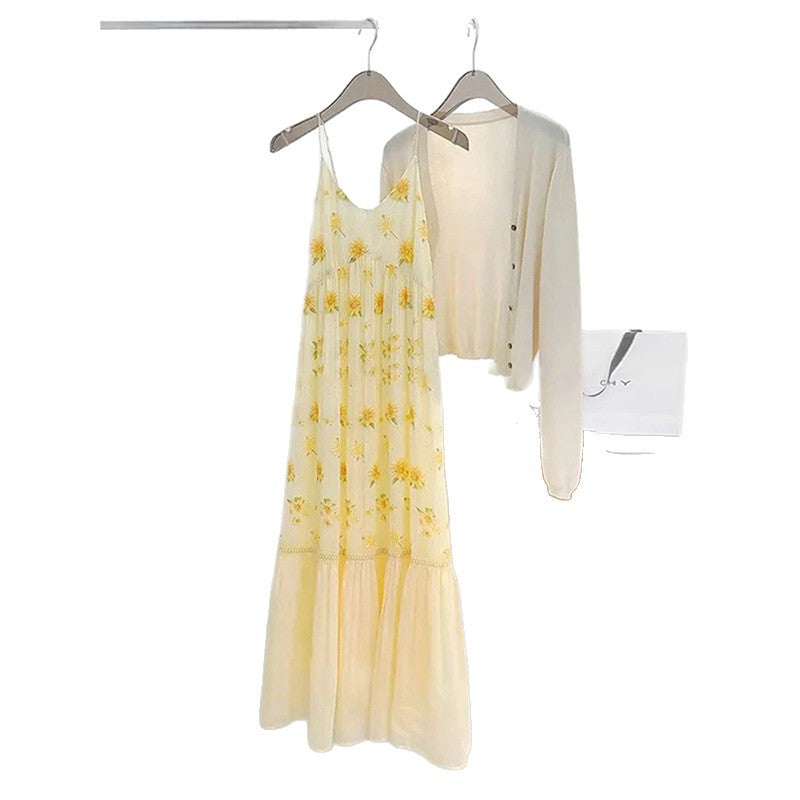 Gelbe Blumen-Print-Bluse – Bild 6 | LuxeStyle