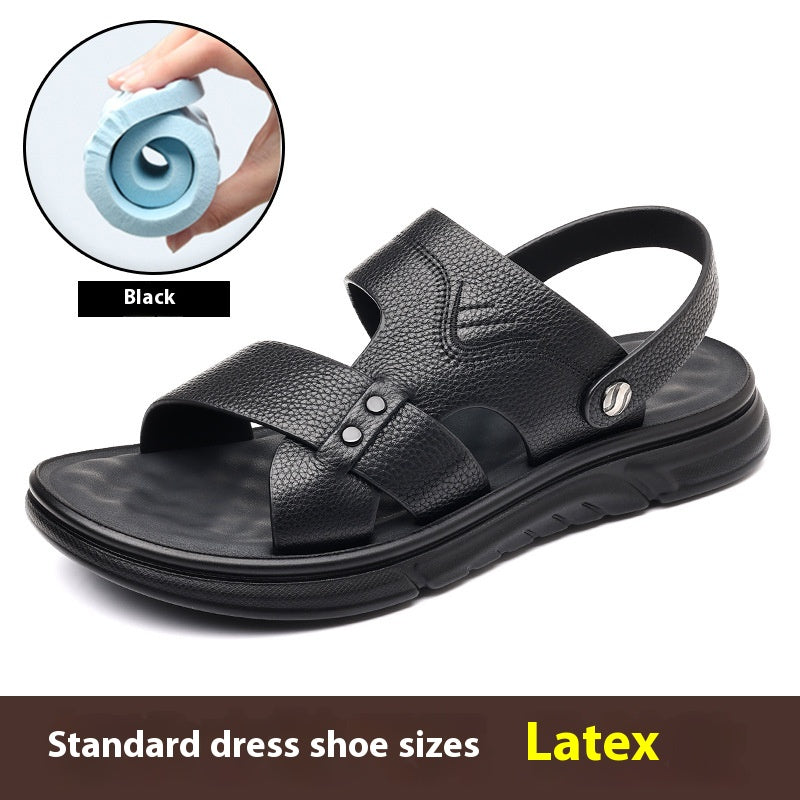 Herren Leder-Strandschuhe atmungsaktiv