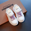 Kinder Soft-Sohlen Leder Freizeitschuhe mit Glitzer