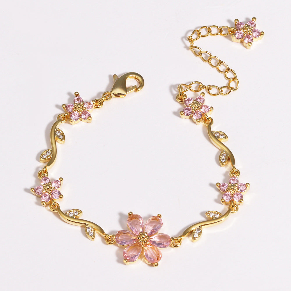 Kupferarmband mit Blüten und Blättern – Bild 11 | LuxeStyle