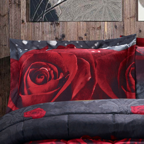3D Comforter Set «Rose Love» – Bild 1 | LuxeStyle
