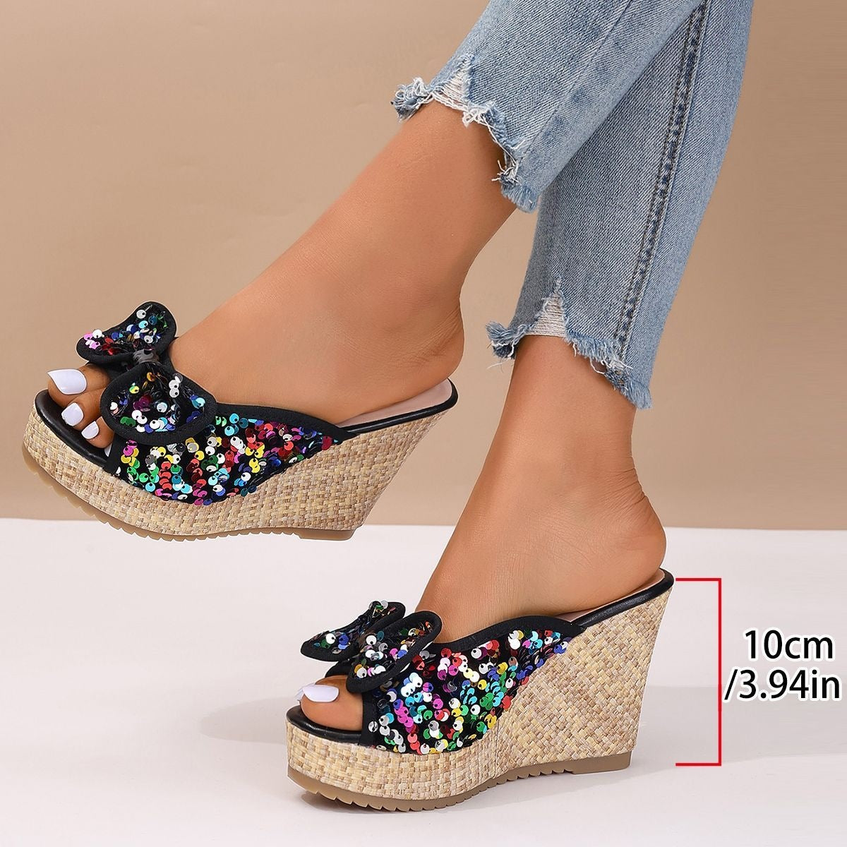 Elegante Slip-on Sandalen