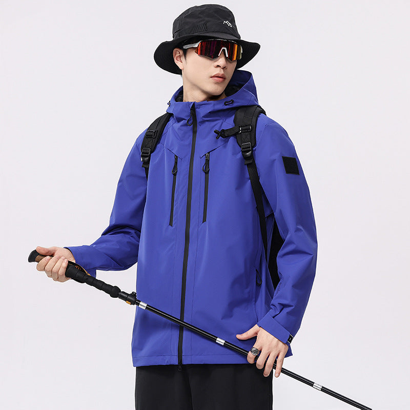 Wind- & wasserdichte Outdoor-Jacke, Herren