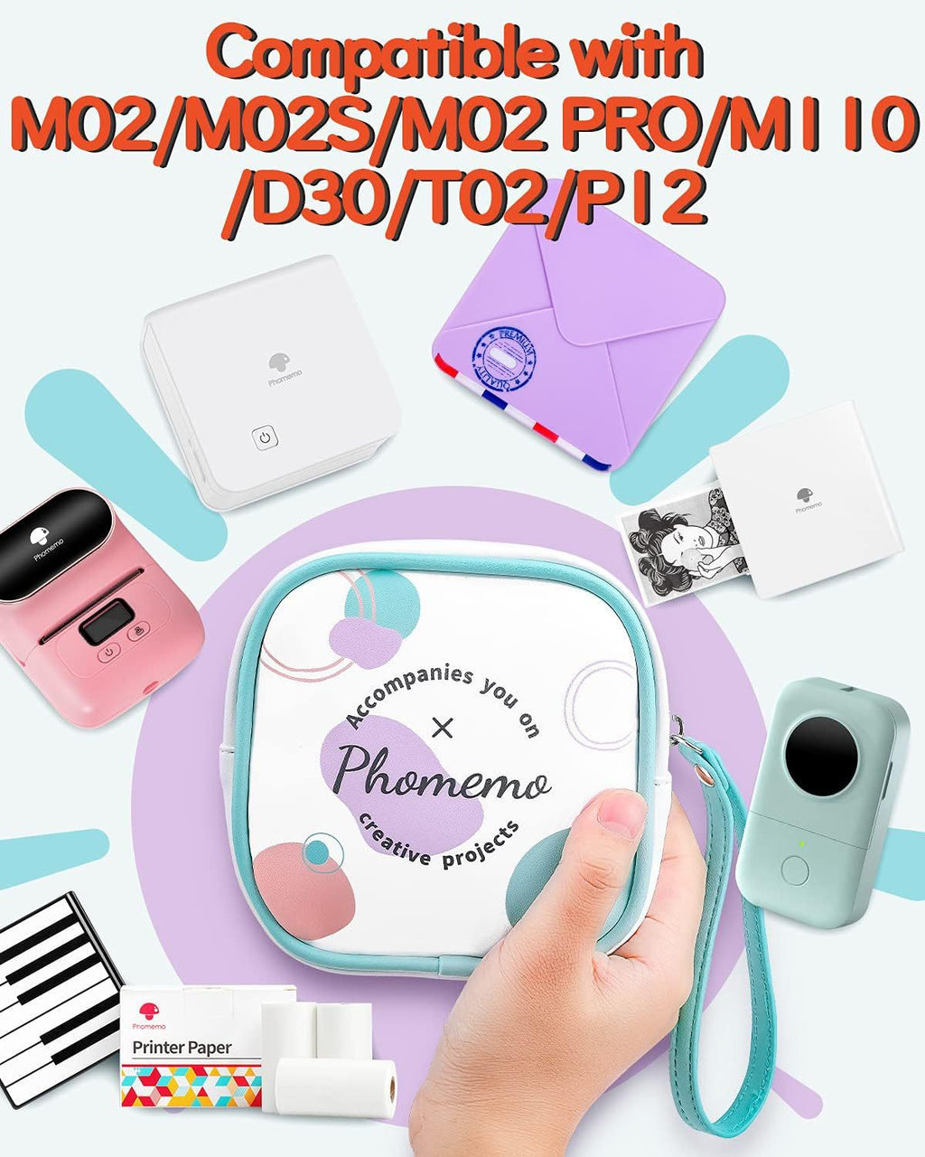 Mini-Foto-Drucker-Hülle
