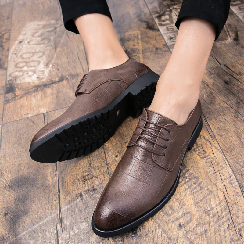 Herren Leder Schnürschuhe Casual Business
